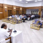 Governor Of Tripura Indrasena Reddy Nallu,  Interacts With TU Students At Lok Bhavan.