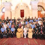 Faculty And Course Members Of 66th National Defence College Course Call On The President.
